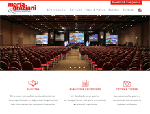 Tablet Screenshot of mariagraziani.com